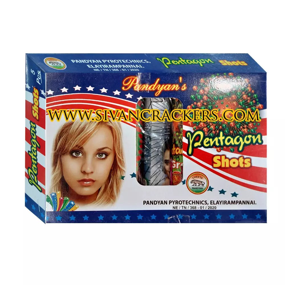 PENTAGON MULTI COLOUR (S PCS.)